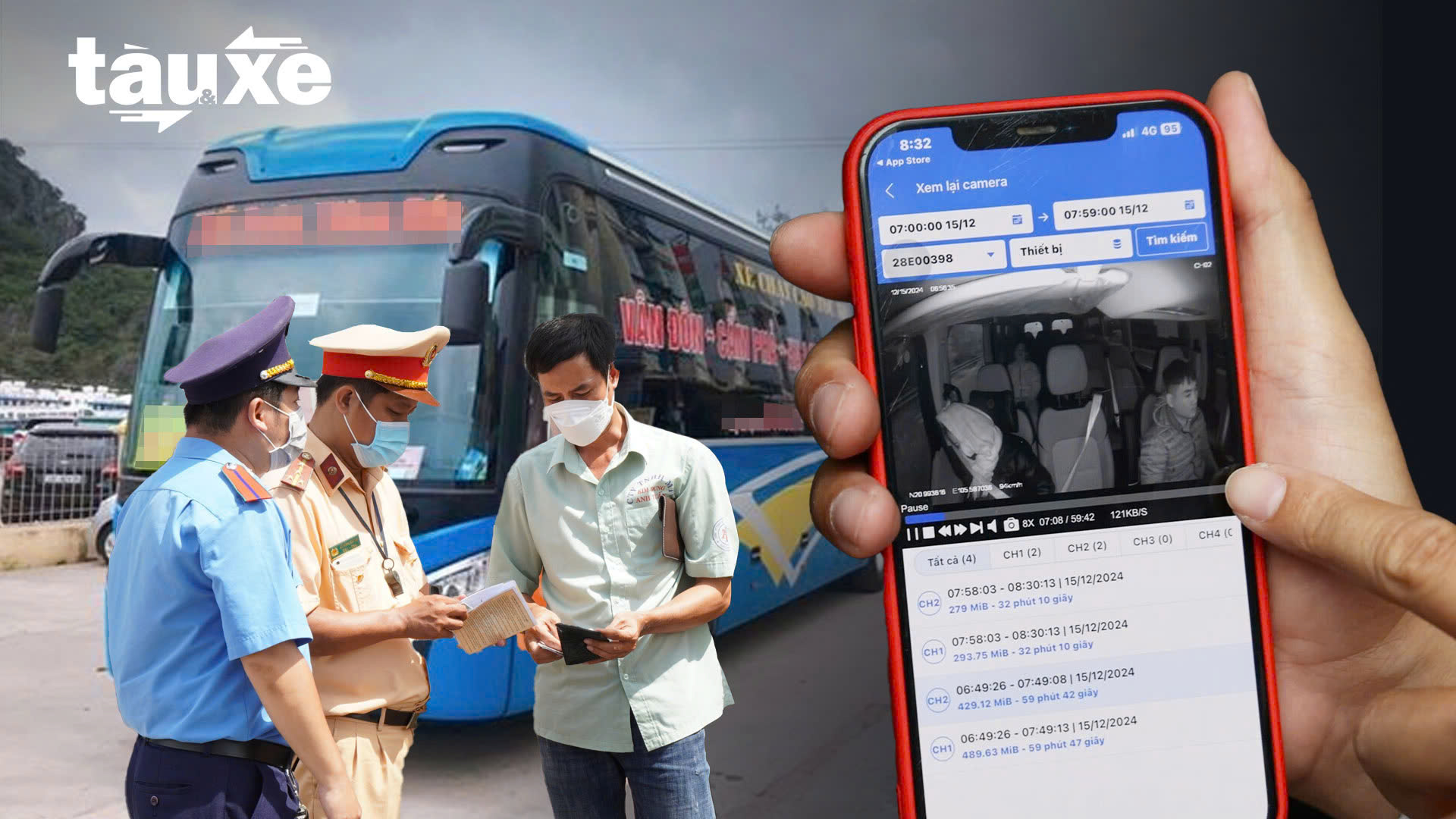 Hiệu quả khi xe khách lắp camera giám sát hành trình | Bản tin Tàu và Xe | 25/06/2025
