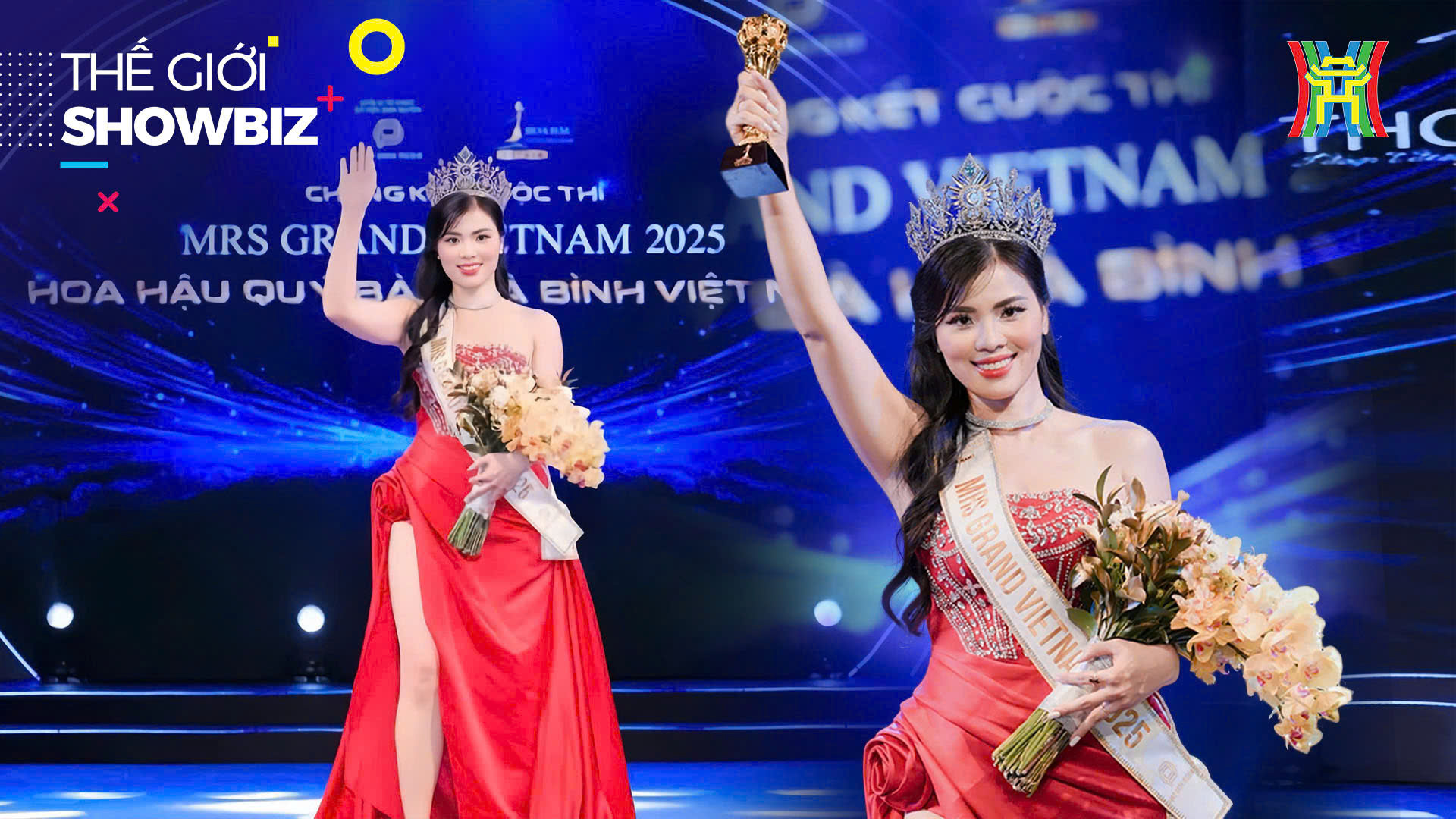 Nữ thạc sĩ đăng quang Hoa hậu Quý bà Hòa bình Việt Nam | Thế giới Showbiz | 01/07/2025