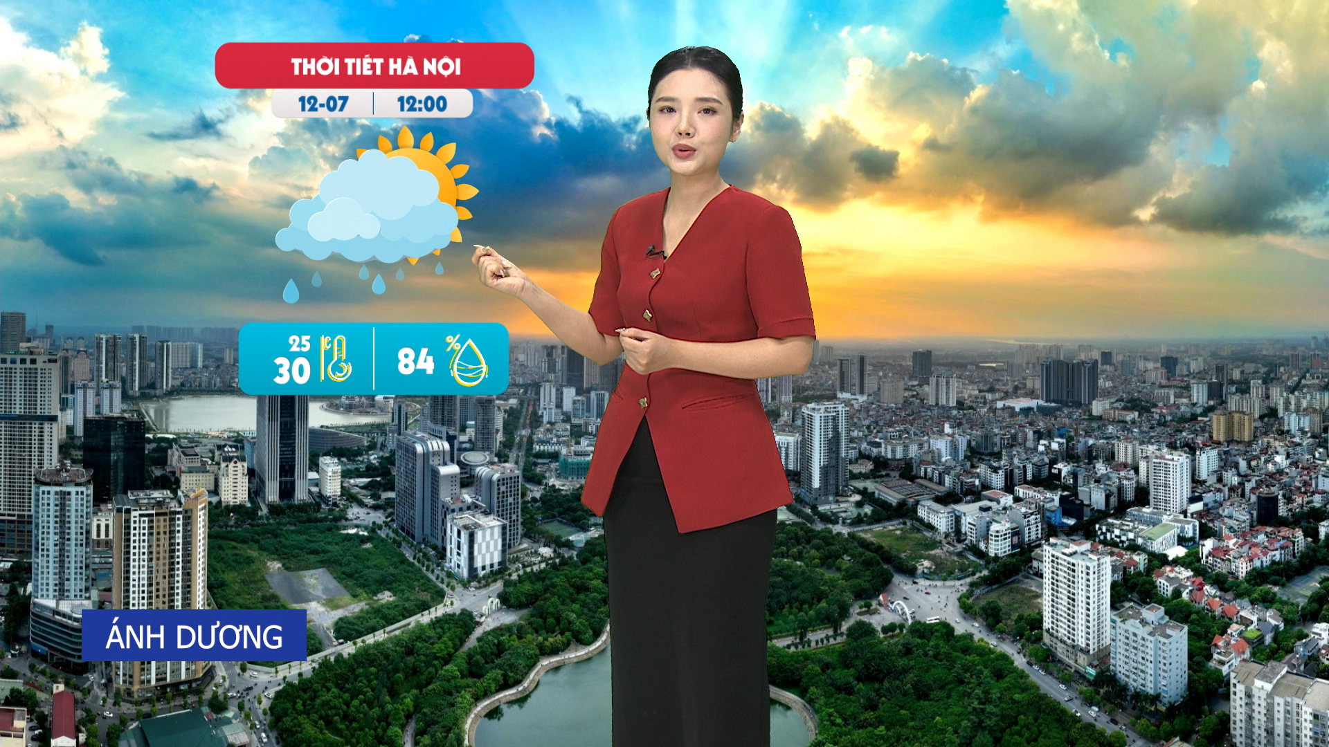 Dự báo thời tiết trưa | 12/07/2025
