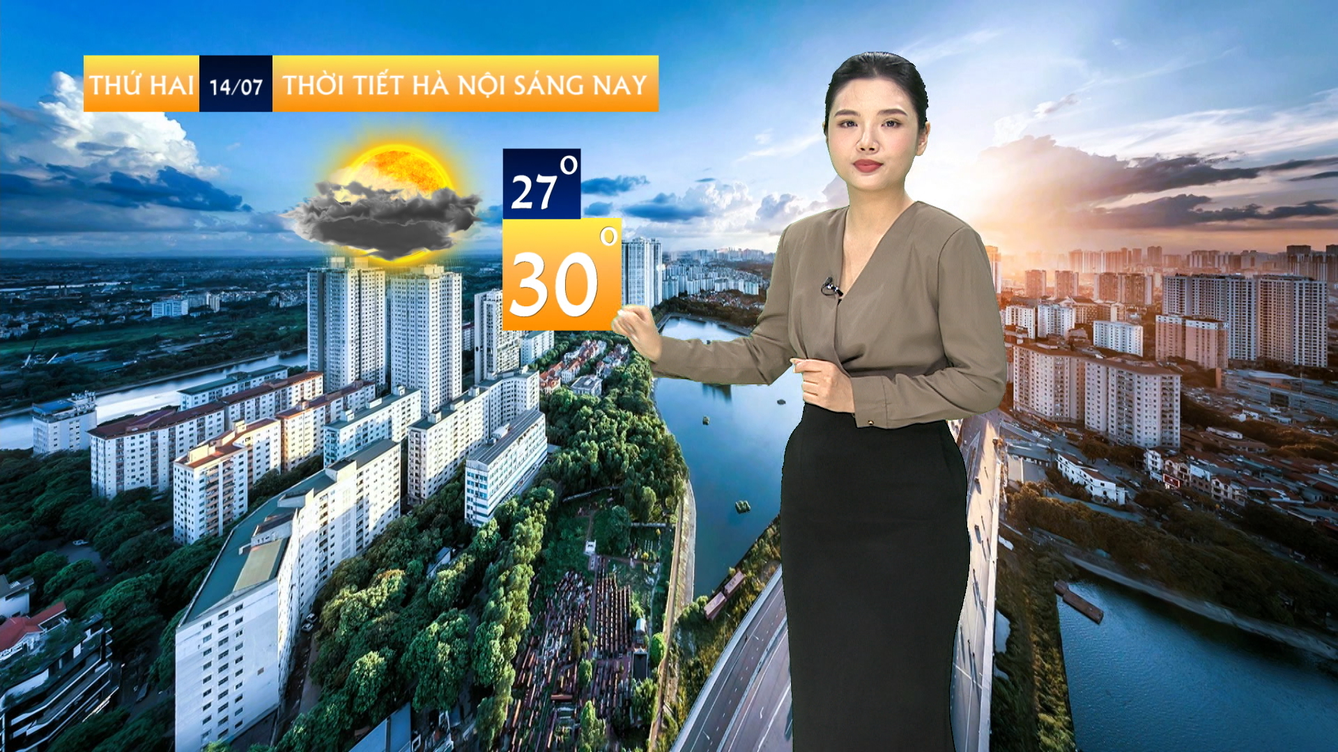 Dự báo thời tiết trưa | 14/07/2025