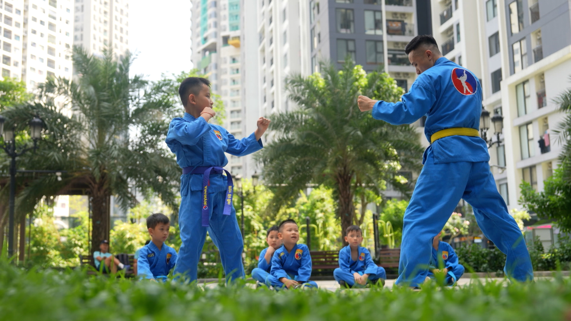 Nghỉ hè ở chung cư