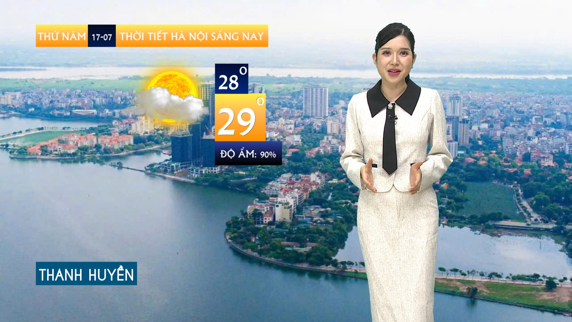 Dự báo thời tiết sáng | 17/07/2025
