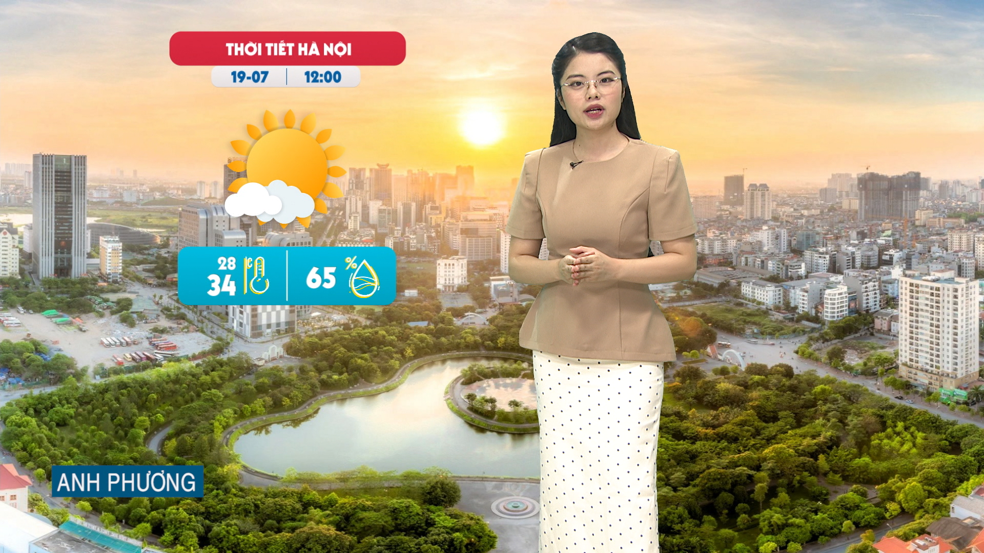 Dự báo thời tiết trưa | 19/07/2025