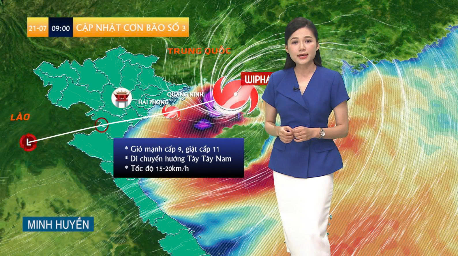 Dự báo thời tiết trưa | 21/07/2025