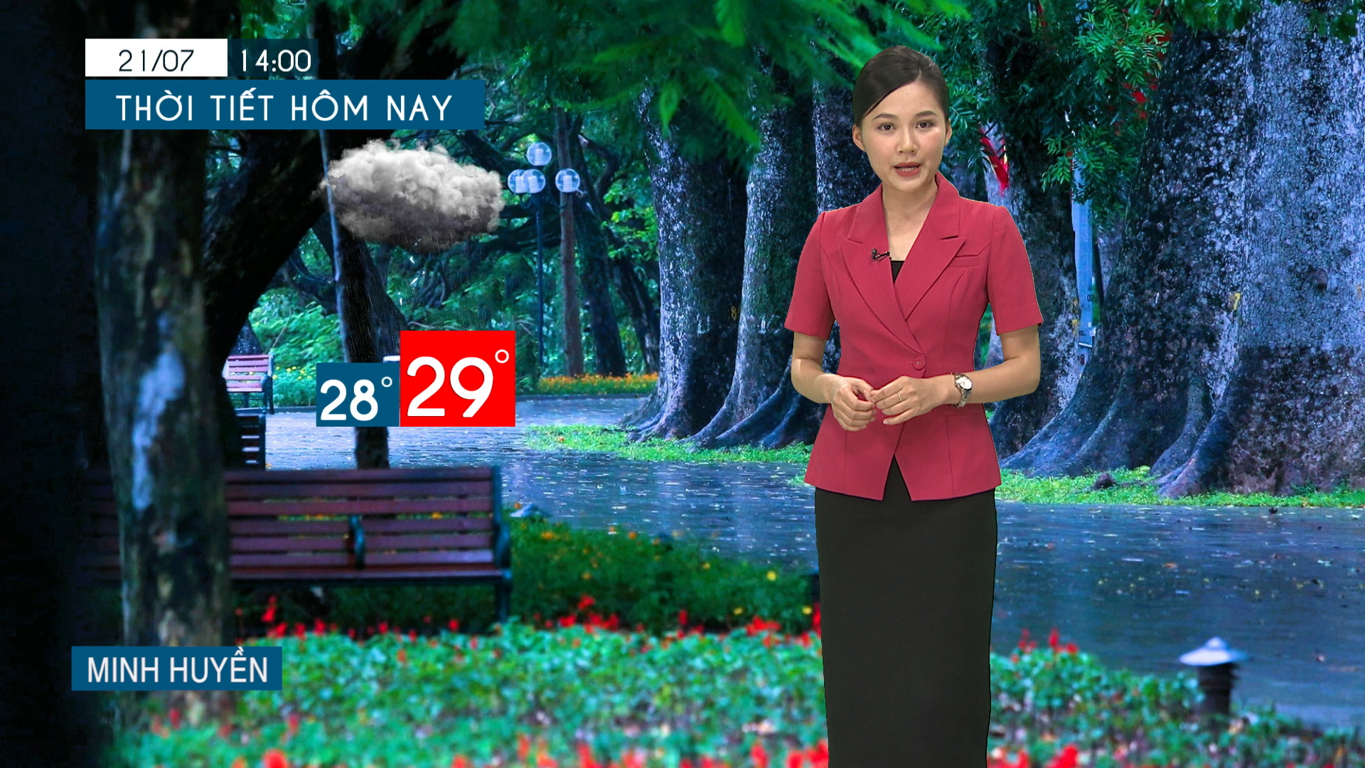 Dự báo thời tiết tối | 21/07/2025