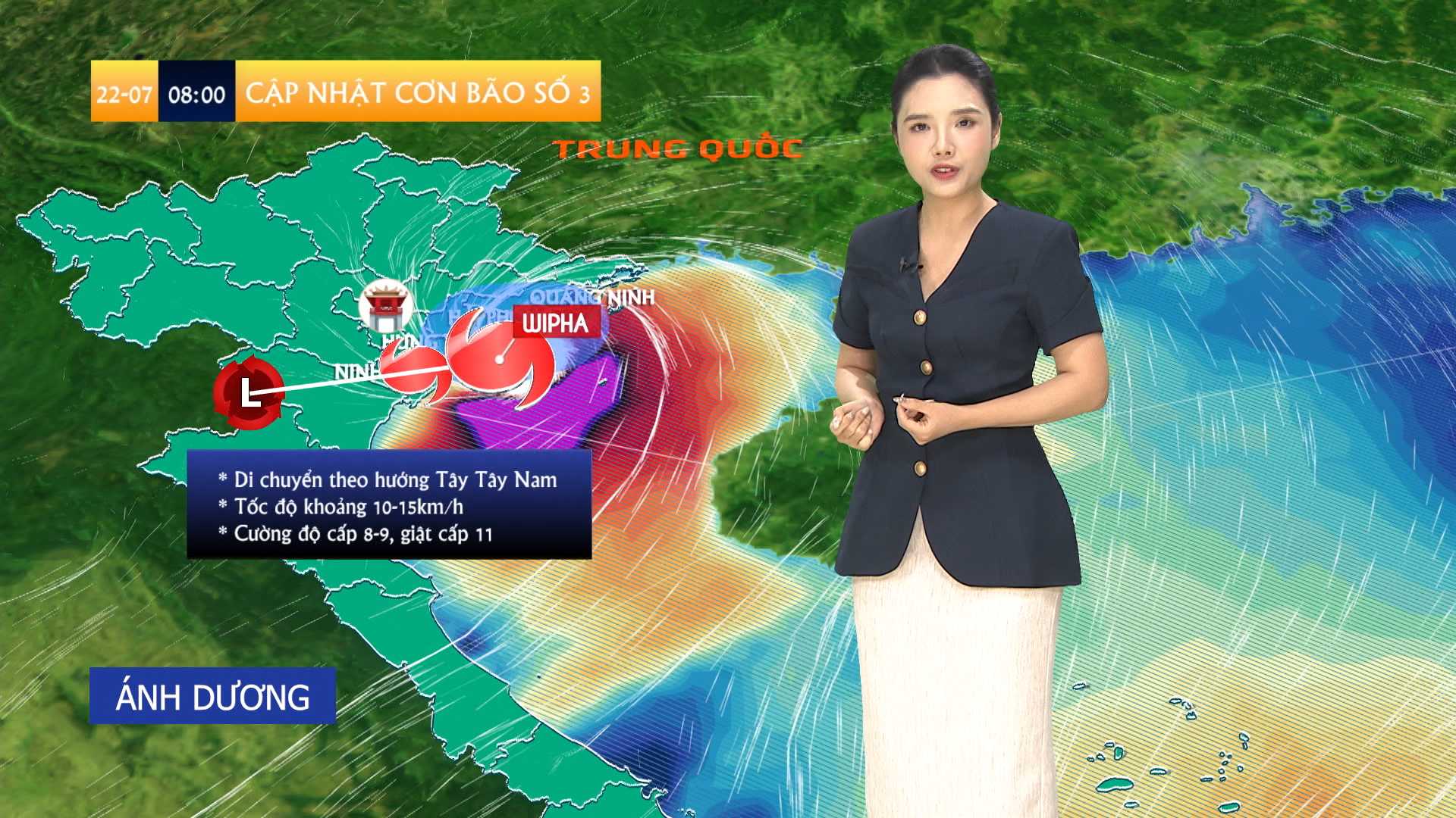 Dự báo thời tiết trưa | 22/07/2025