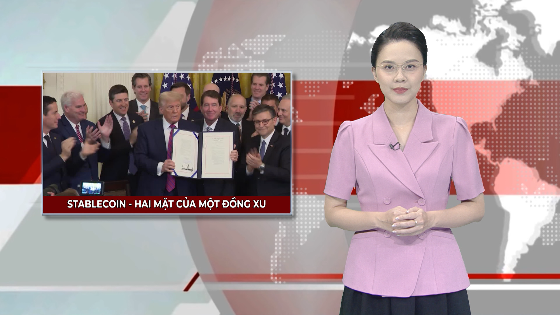 Stablecoin - hai mặt của một đồng xu | Nhìn ra thế giới | 22/07/2025