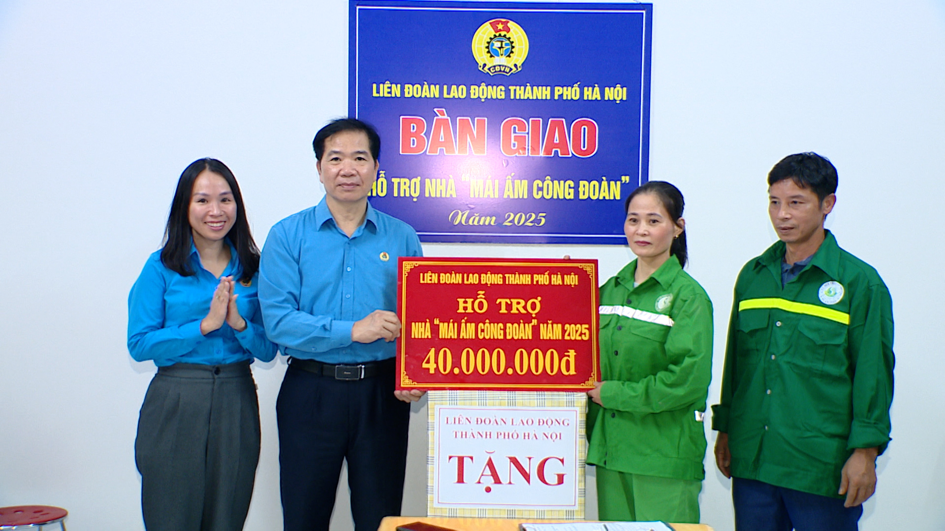 Người lao động Hà Nội có nhà mới trong mùa mưa bão