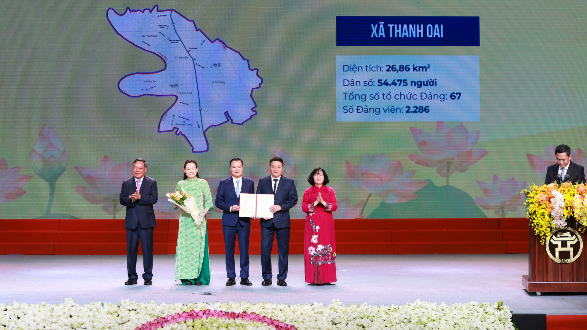 Xã Thanh Oai: Những thông tin chi tiết sau sắp xếp