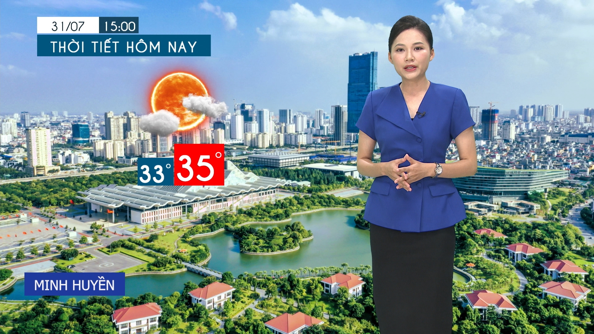 Dự báo thời tiết tối | 31/07/2025