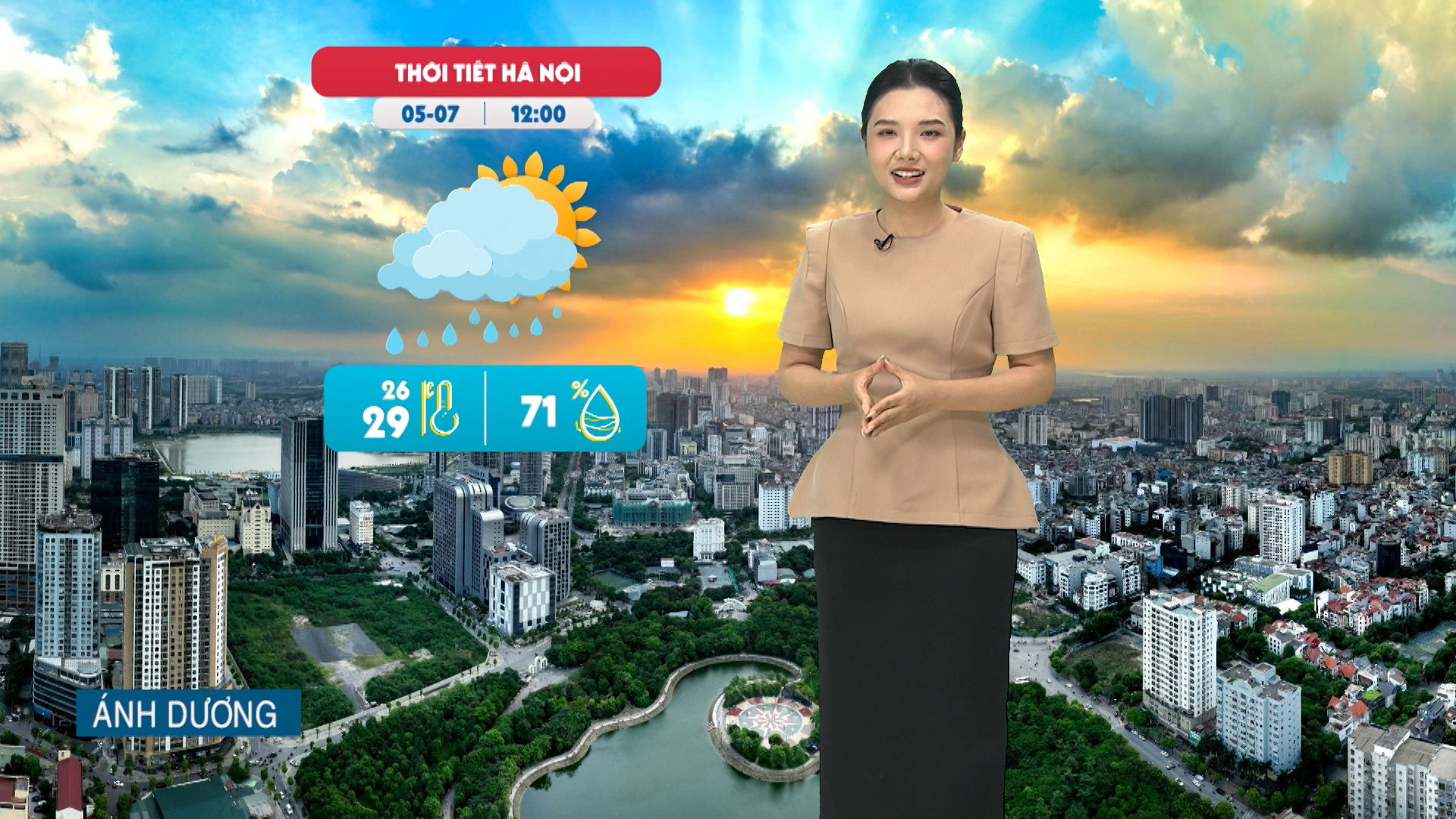 Dự báo thời tiết trưa | 05/07/2025