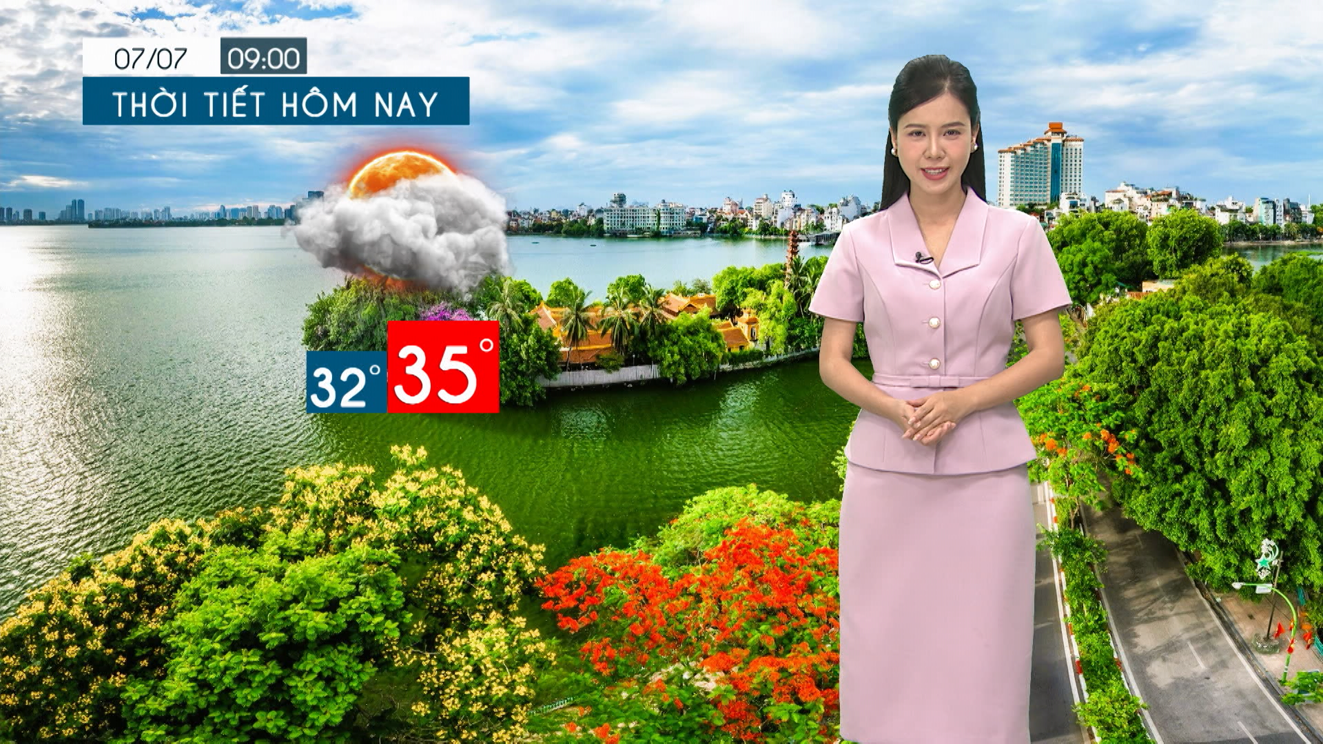 Dự báo thời tiết tối | 07/07/2025