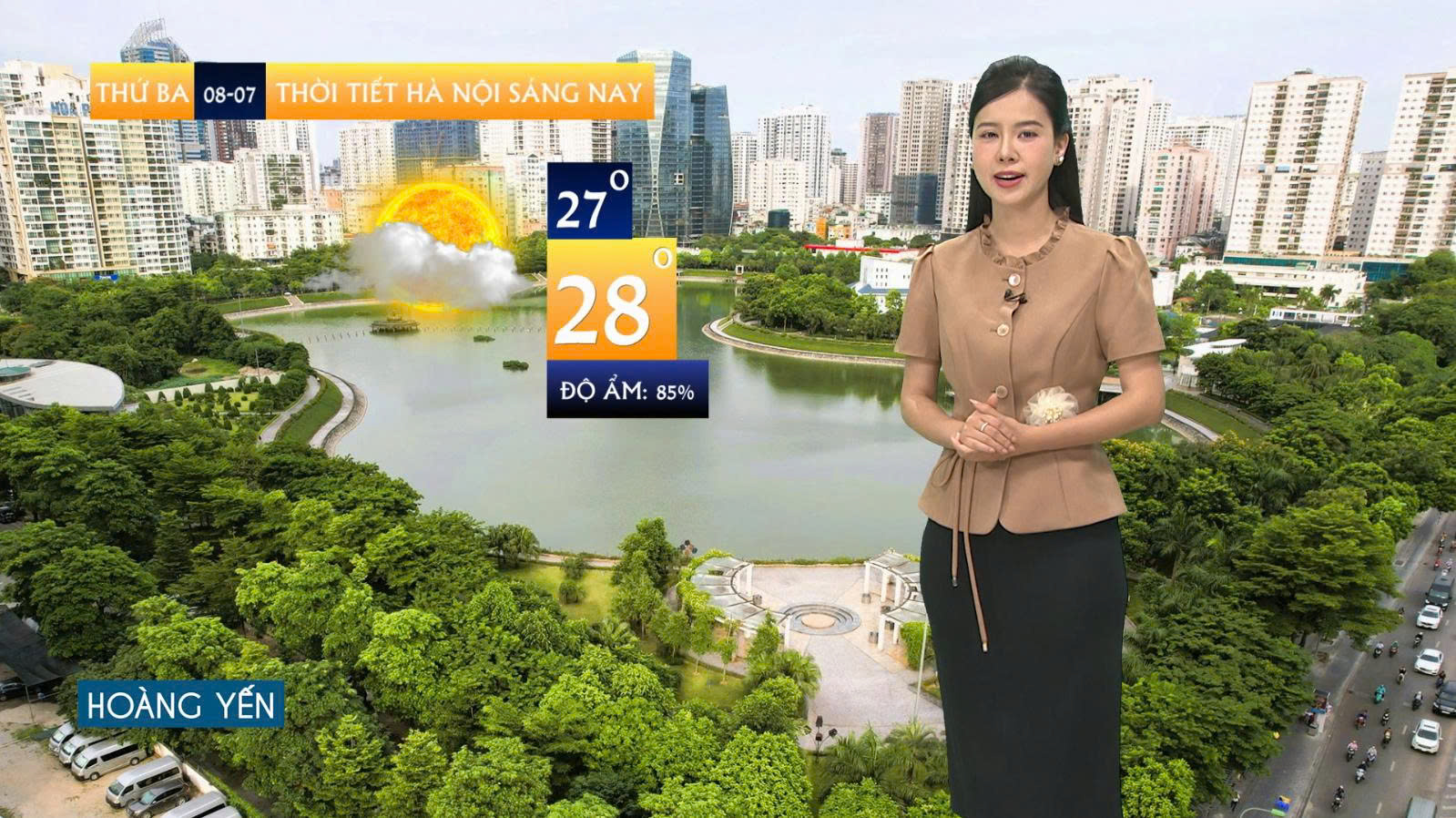 Dự báo thời tiết sáng | 08/07/2025
