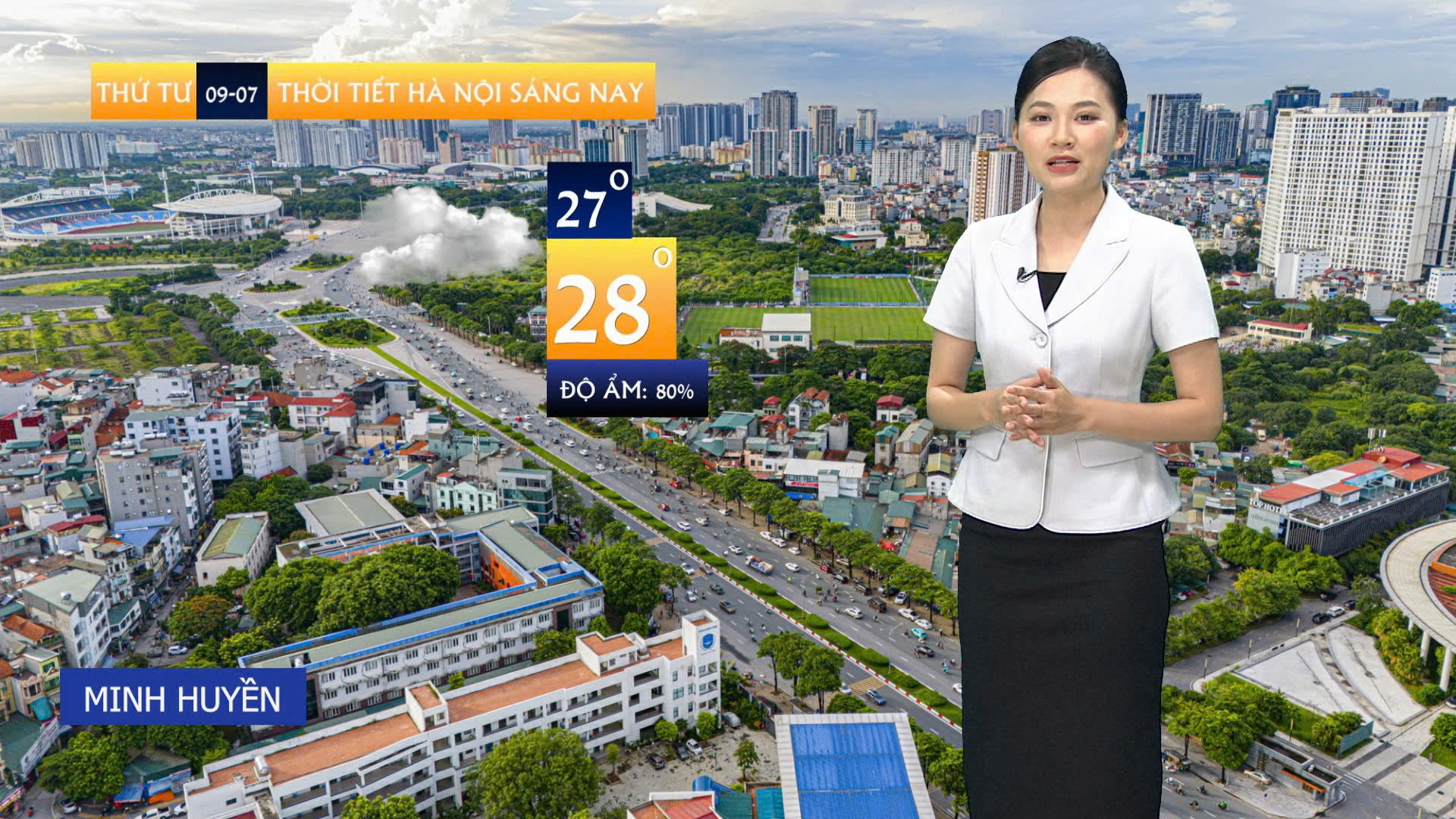 Dự báo thời tiết sáng | 09/07/2025