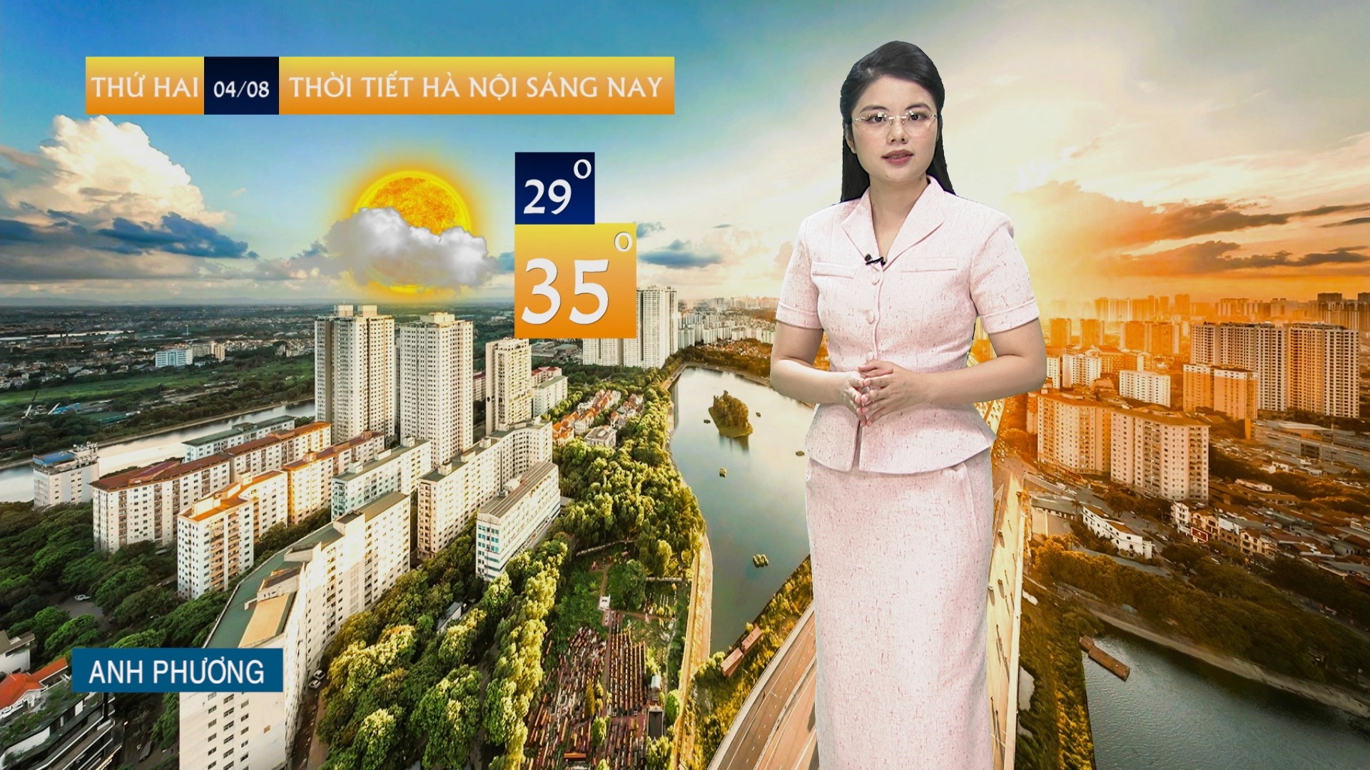 Dự báo thời tiết trưa | 04/08/2025