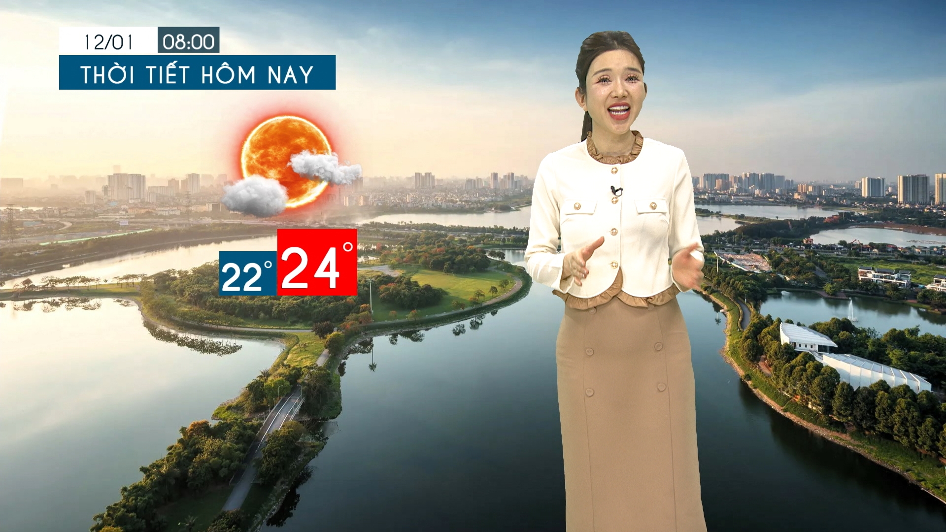 Dự báo thời tiết tối | 12/01/2026