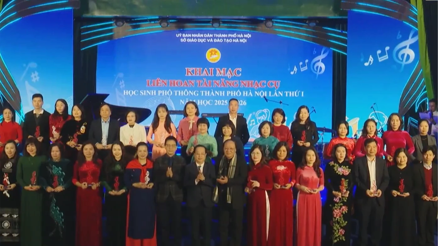 Học sinh Thủ đô tỏa sáng tại Liên hoan tài năng nhạc cụ