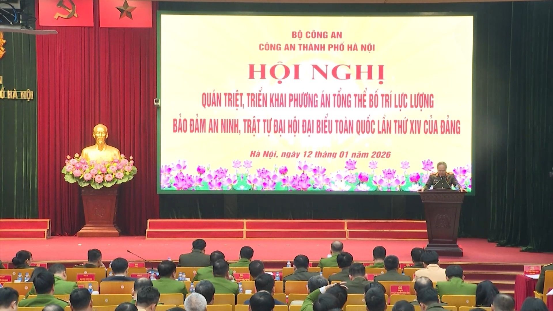 CATP Hà Nội bảo đảm an toàn Đại hội XIV