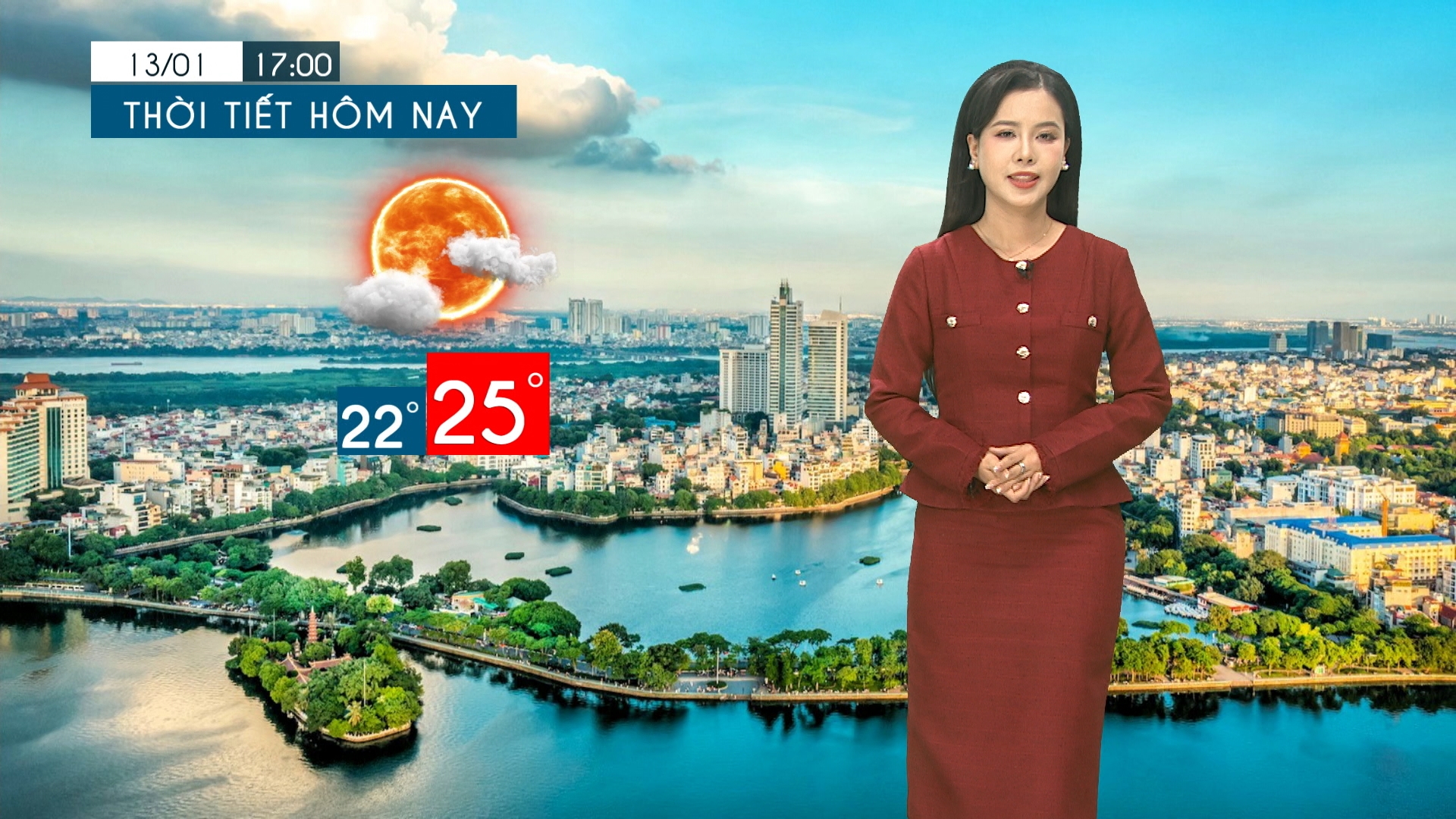 Dự báo thời tiết tối | 13/01/2026