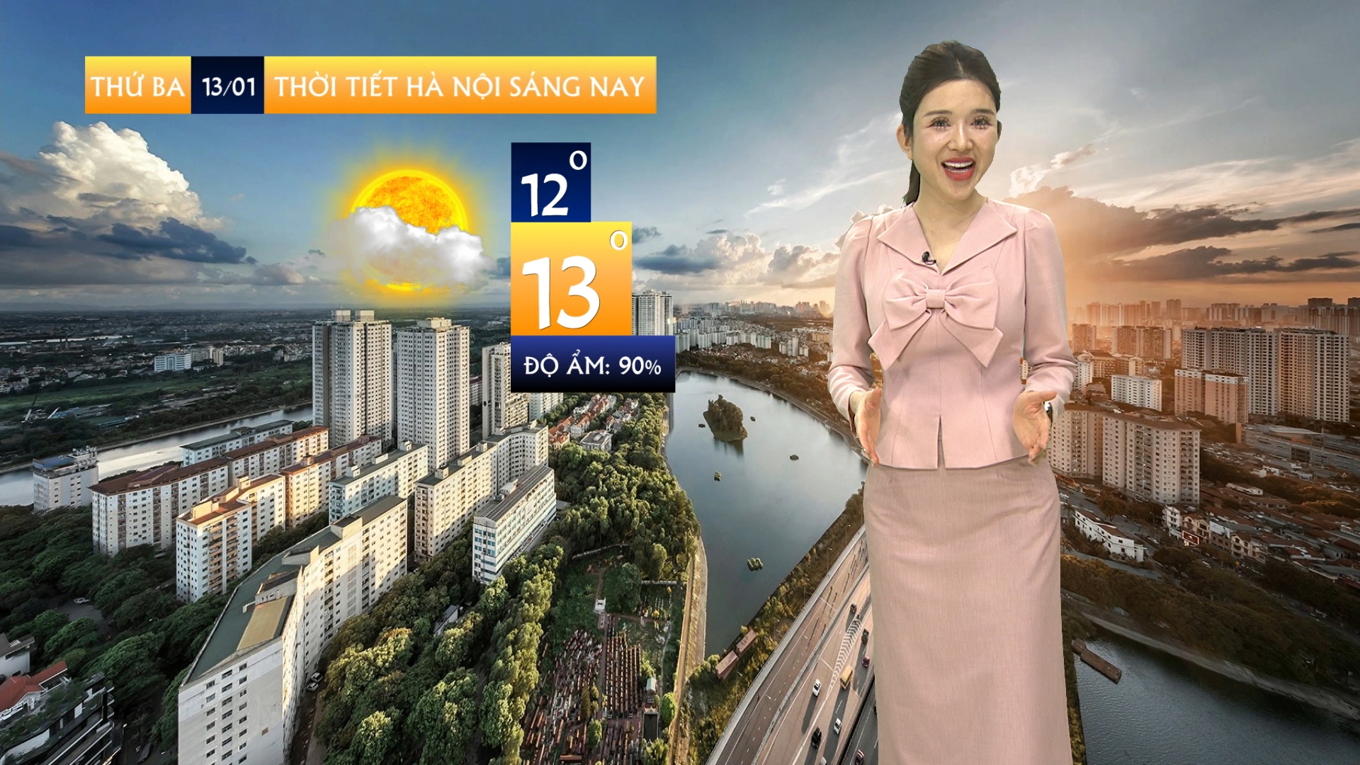 Dự báo thời tiết sáng | 13/01/2026