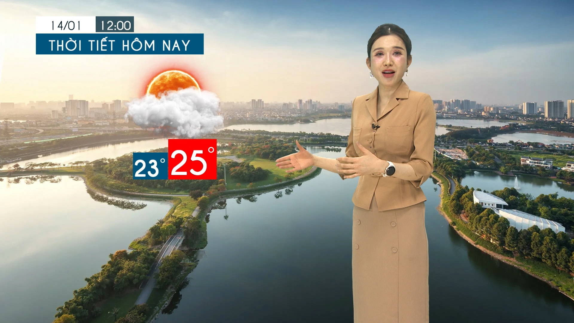 Dự báo thời tiết tối | 14/01/2026
