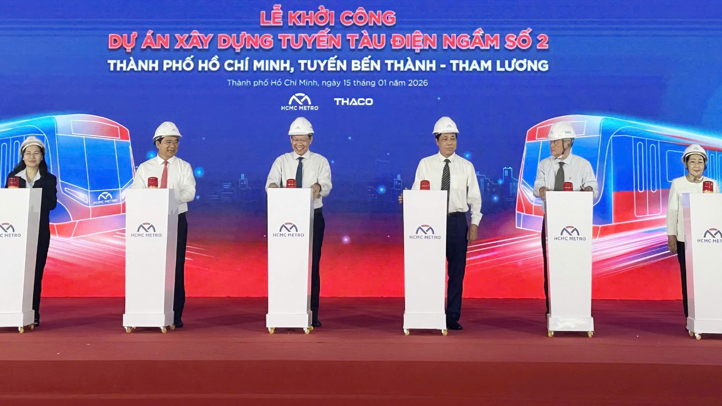 Khởi công tuyến metro số 2 Bến Thành - Tham Lương