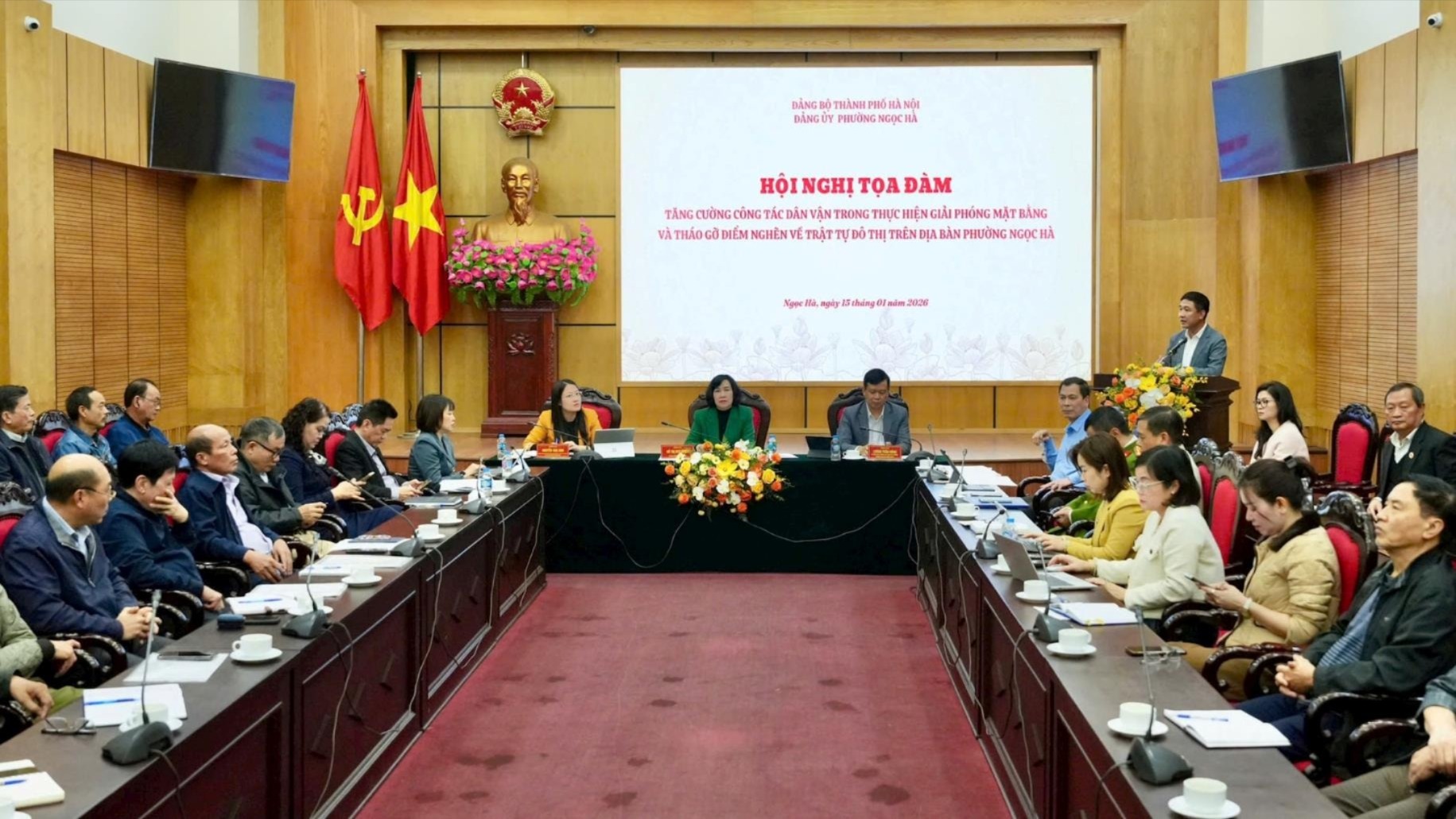 Tăng cường dân vận trong thực hiện giải phóng mặt bằng