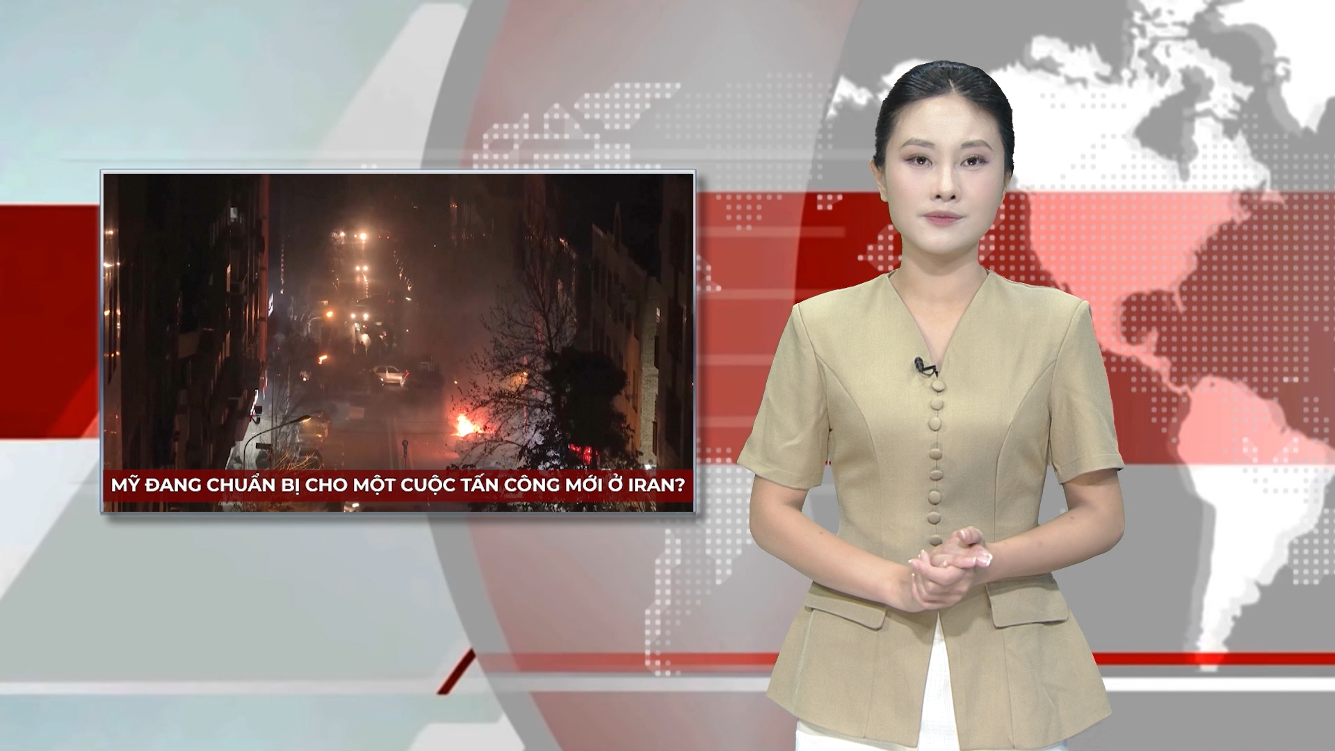 Mỹ đang chuẩn bị cho một cuộc tấn công mới ở Iran? | Nhìn ra thế giới | 15/01/2026