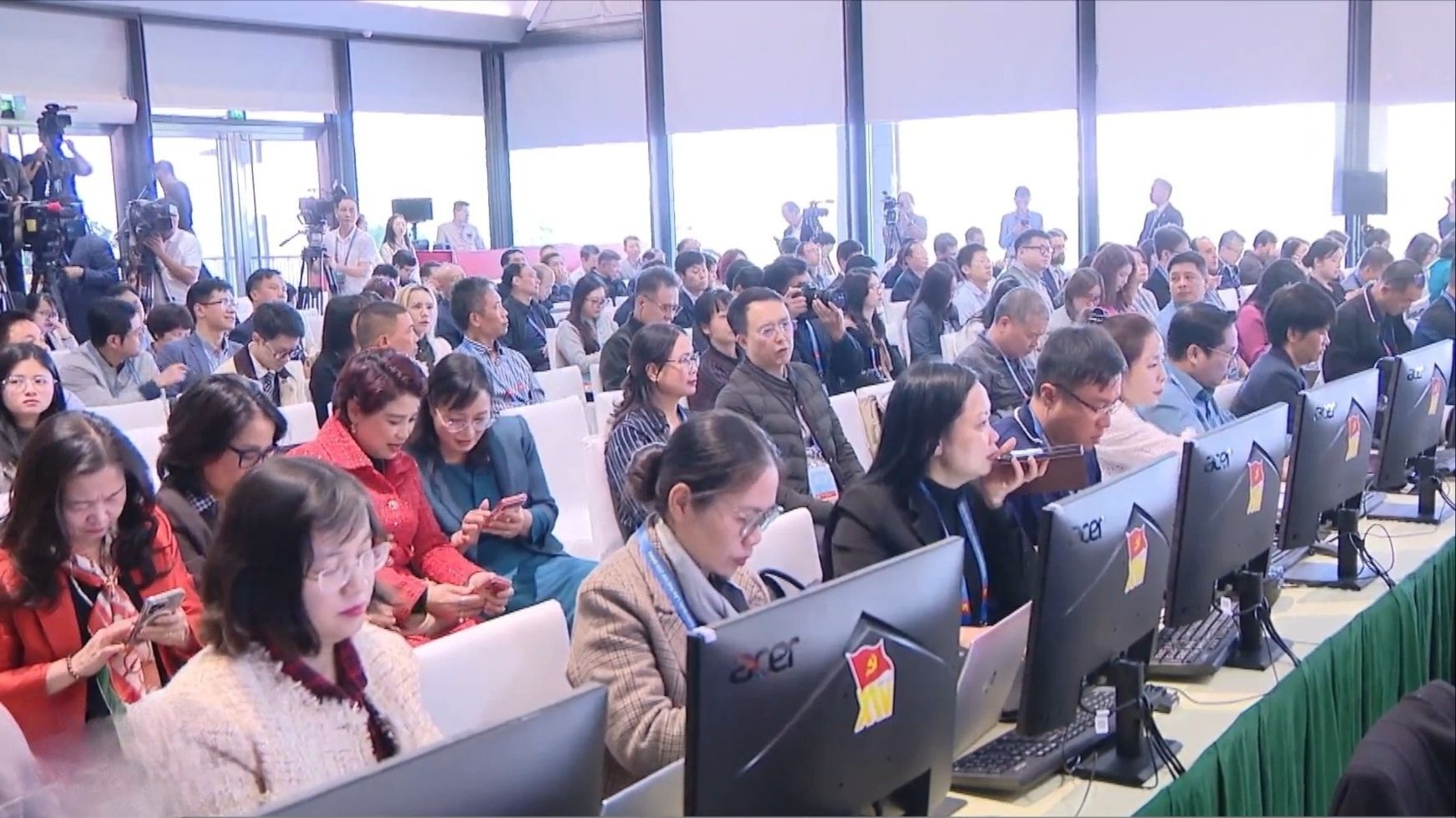 Trung tâm báo chí Đại hội XIV - kết nối những tin tức lịch sử