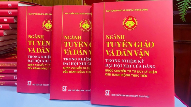 Ra mắt sách về tuyên giáo và dân vận mừng Đại hội XIV