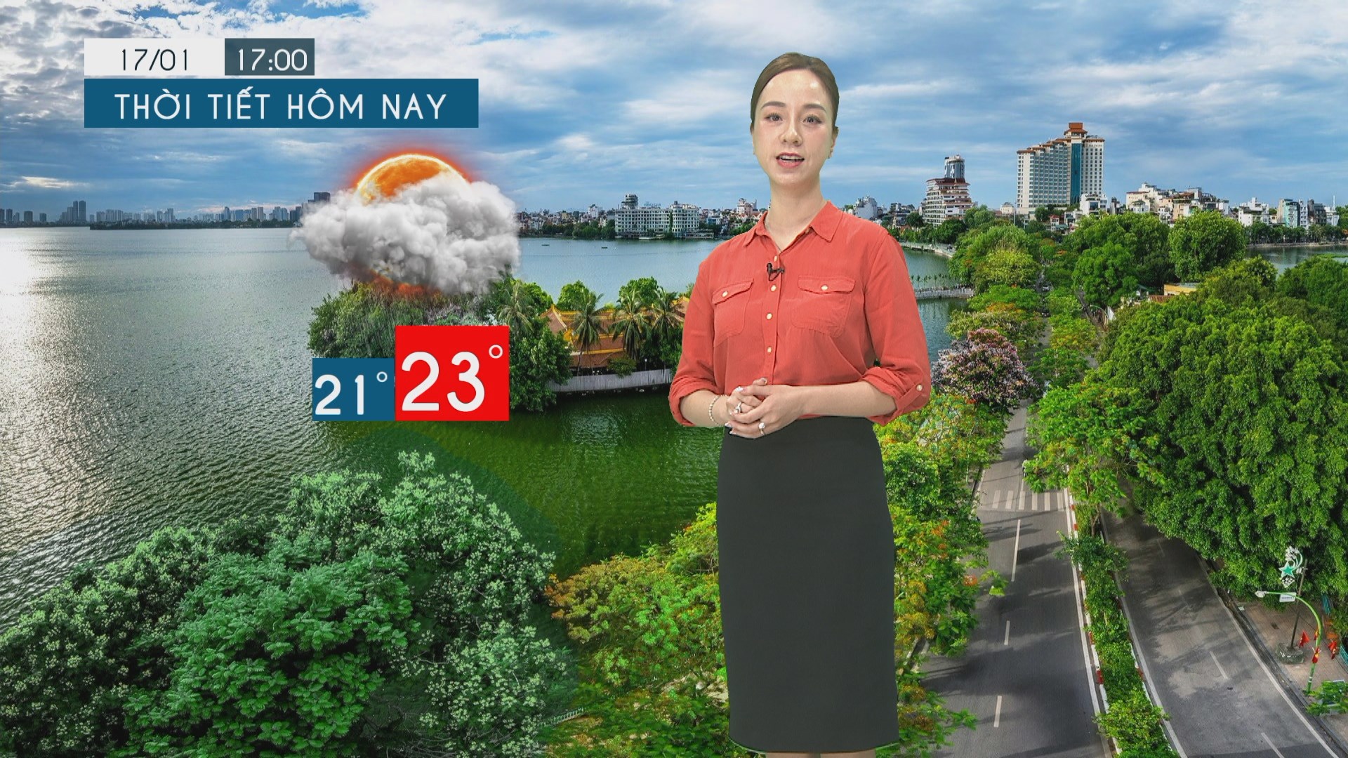 Dự báo thời tiết tối | 17/01/2026