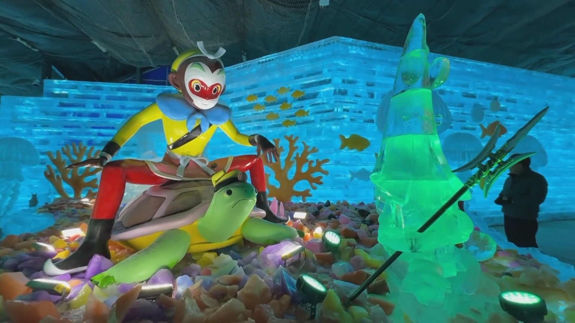 Triển lãm băng tuyết độc đáo tại Bắc Kinh, Trung Quốc