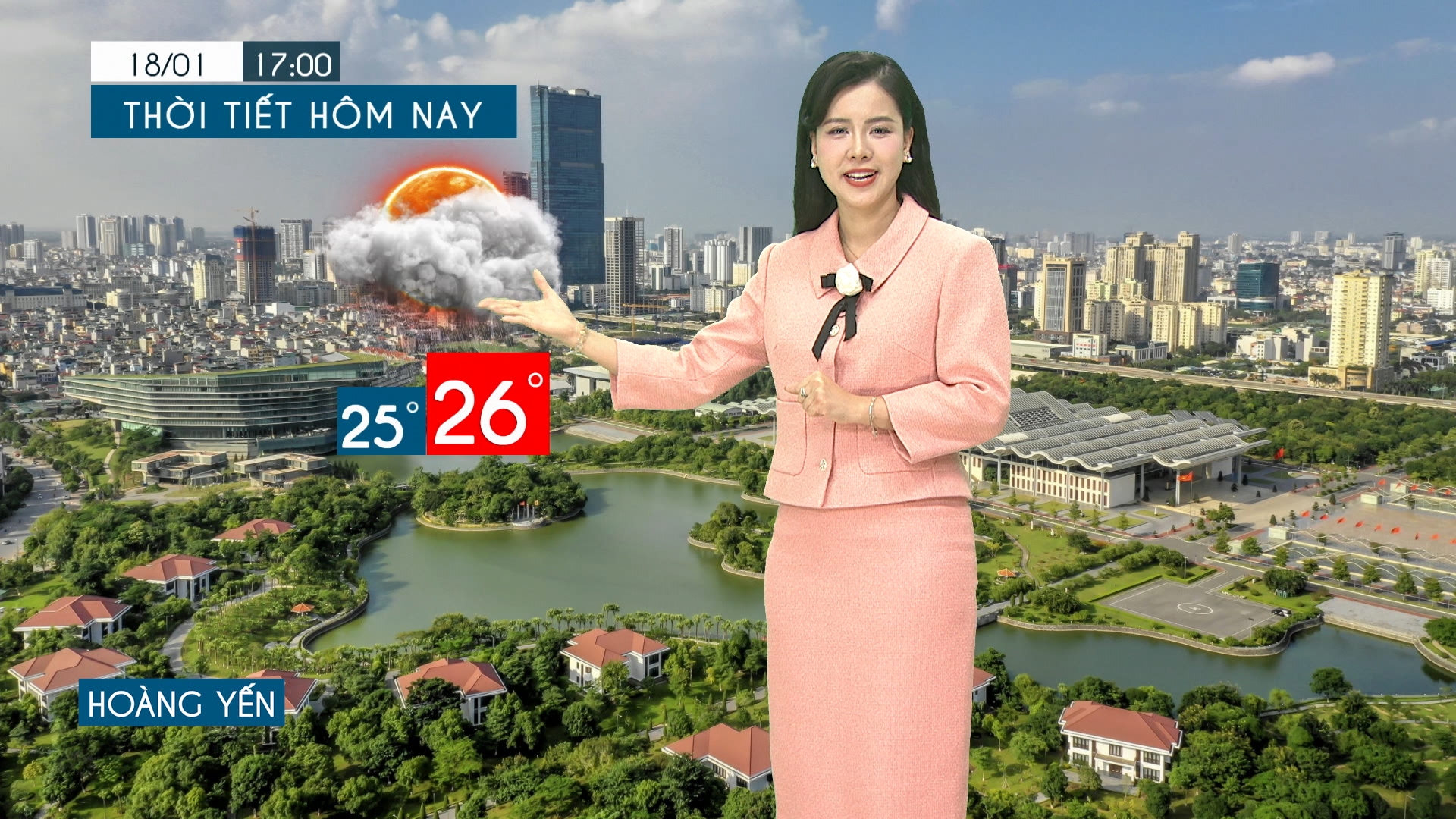 Dự báo thời tiết tối | 18/01/2026