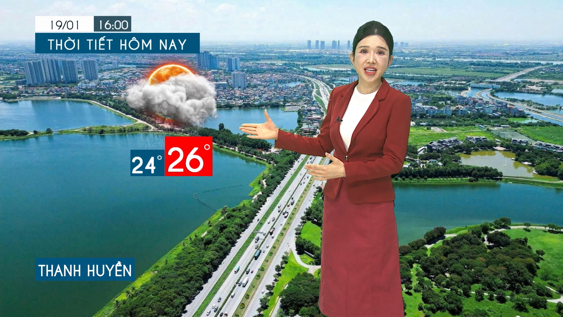 Dự báo thời tiết tối | 19/01/2026