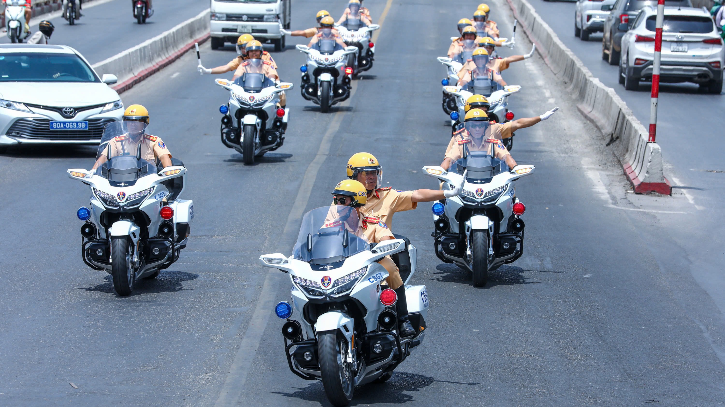 Điều chỉnh phân luồng giao thông phục vụ Đại hội Đảng