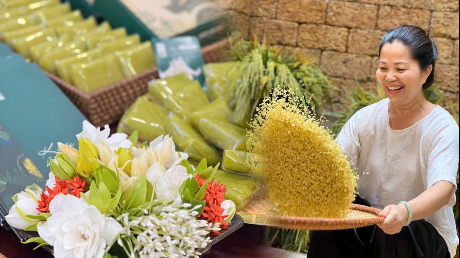 Ngọt dịu bánh cốm Hàng Than