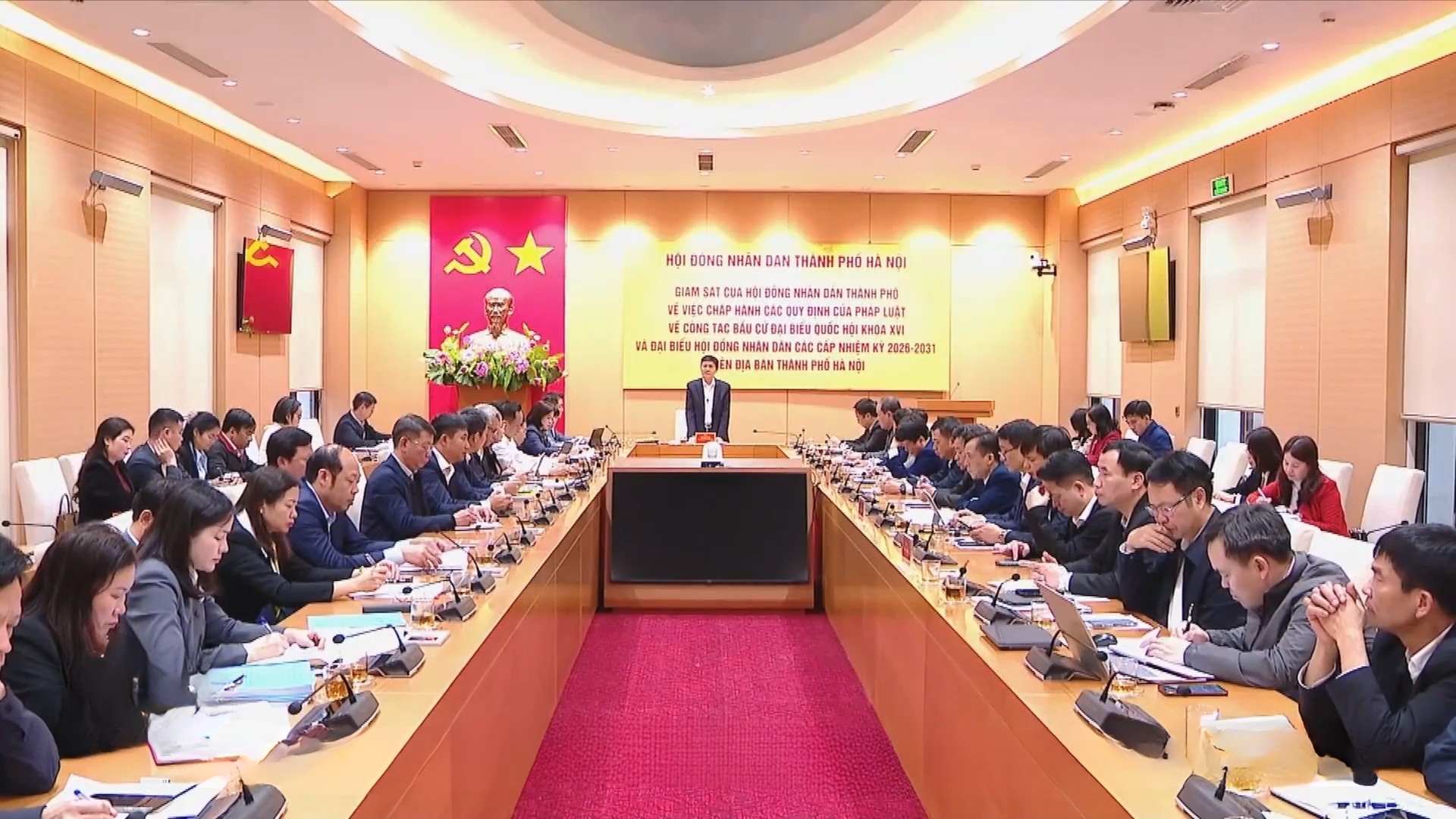 Đảm bảo cơ sở vật chất cho công tác bầu cử