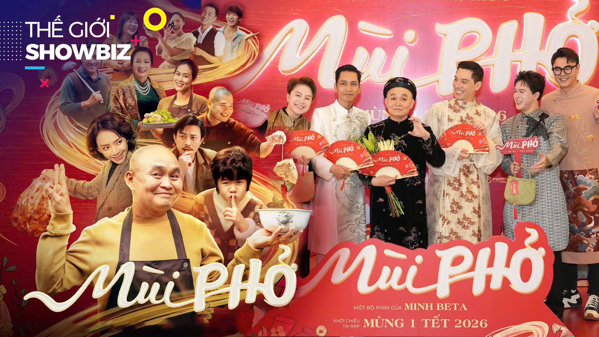 'Mùi Phở' - Phim Tết tôn vinh bản sắc văn hoá Việt | Thế giới Showbiz | 21/01/2026