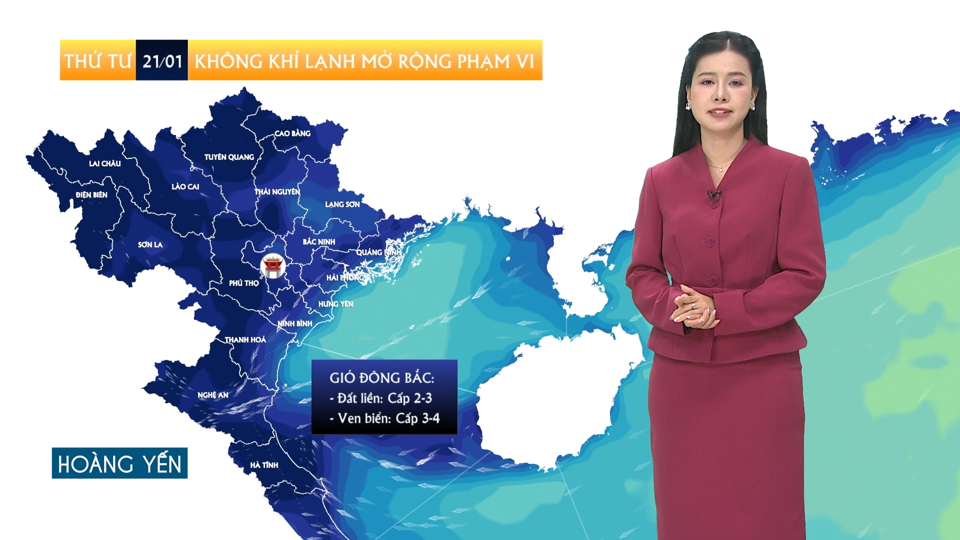 Dự báo thời tiết sáng | 21/01/2026