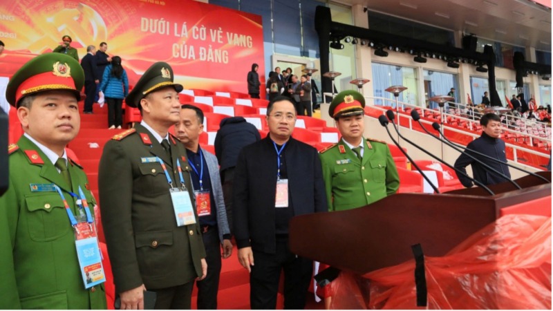 Bảo đảm an toàn buổi tổng duyệt chương trình nghệ thuật chào mừng Đại hội XIV