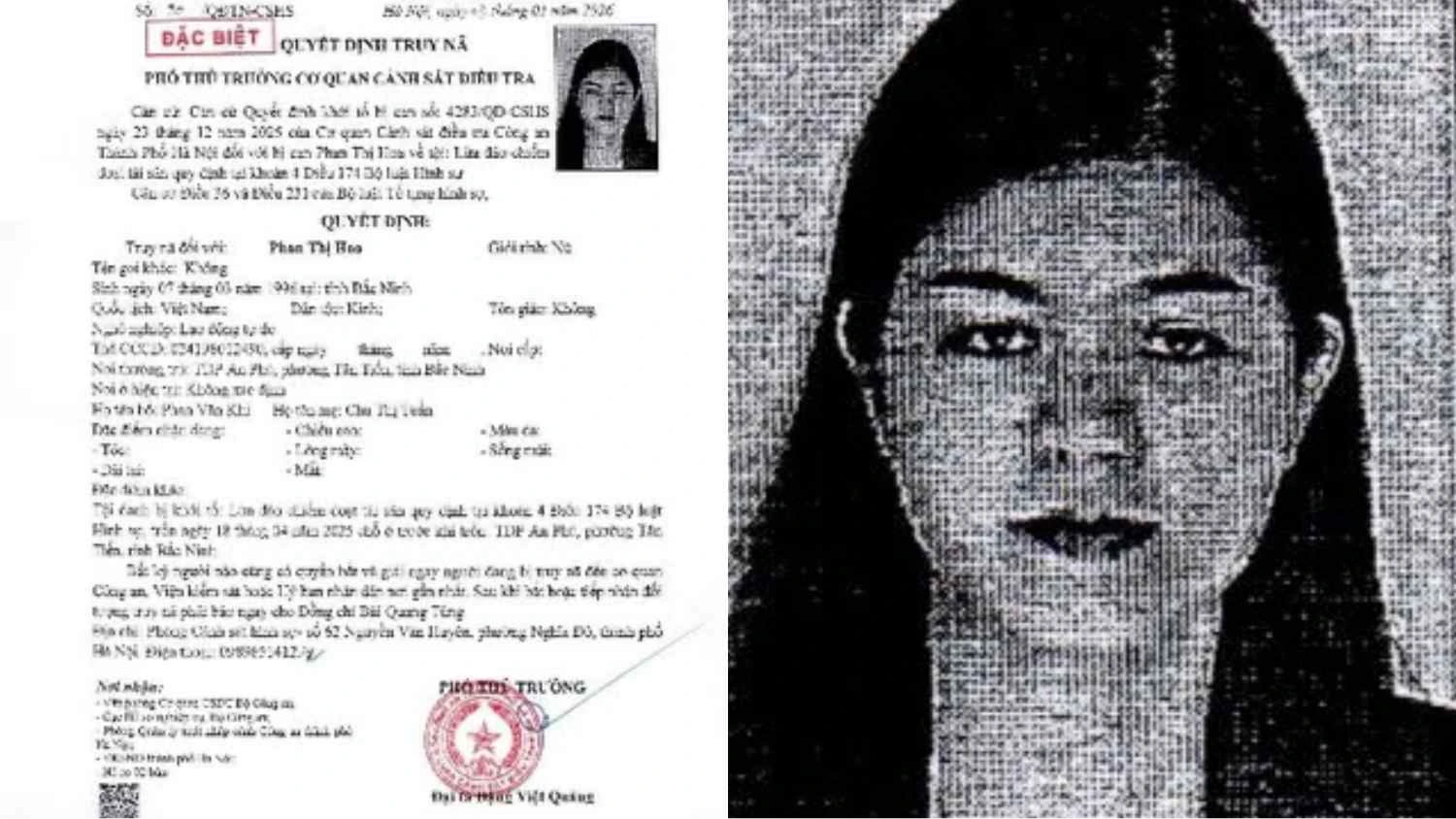 Truy nã đối tượng trong đường dây lừa đảo của Mr Pips