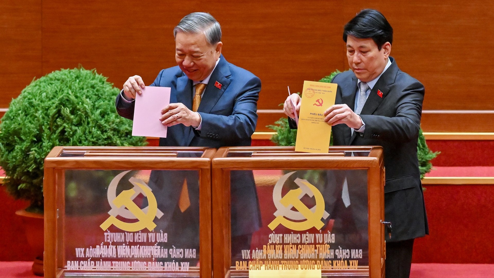 Bỏ phiếu Bầu Ban Chấp hành Trung ương Đảng khóa XIV