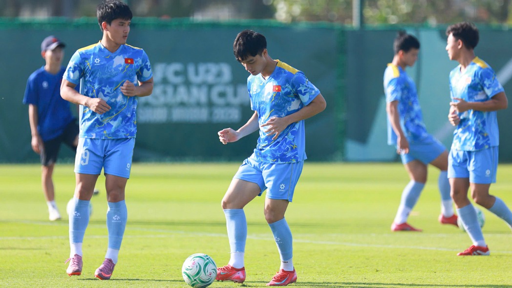 U23 Việt Nam chuẩn bị cho trận tranh hạng 3 với Hàn Quốc