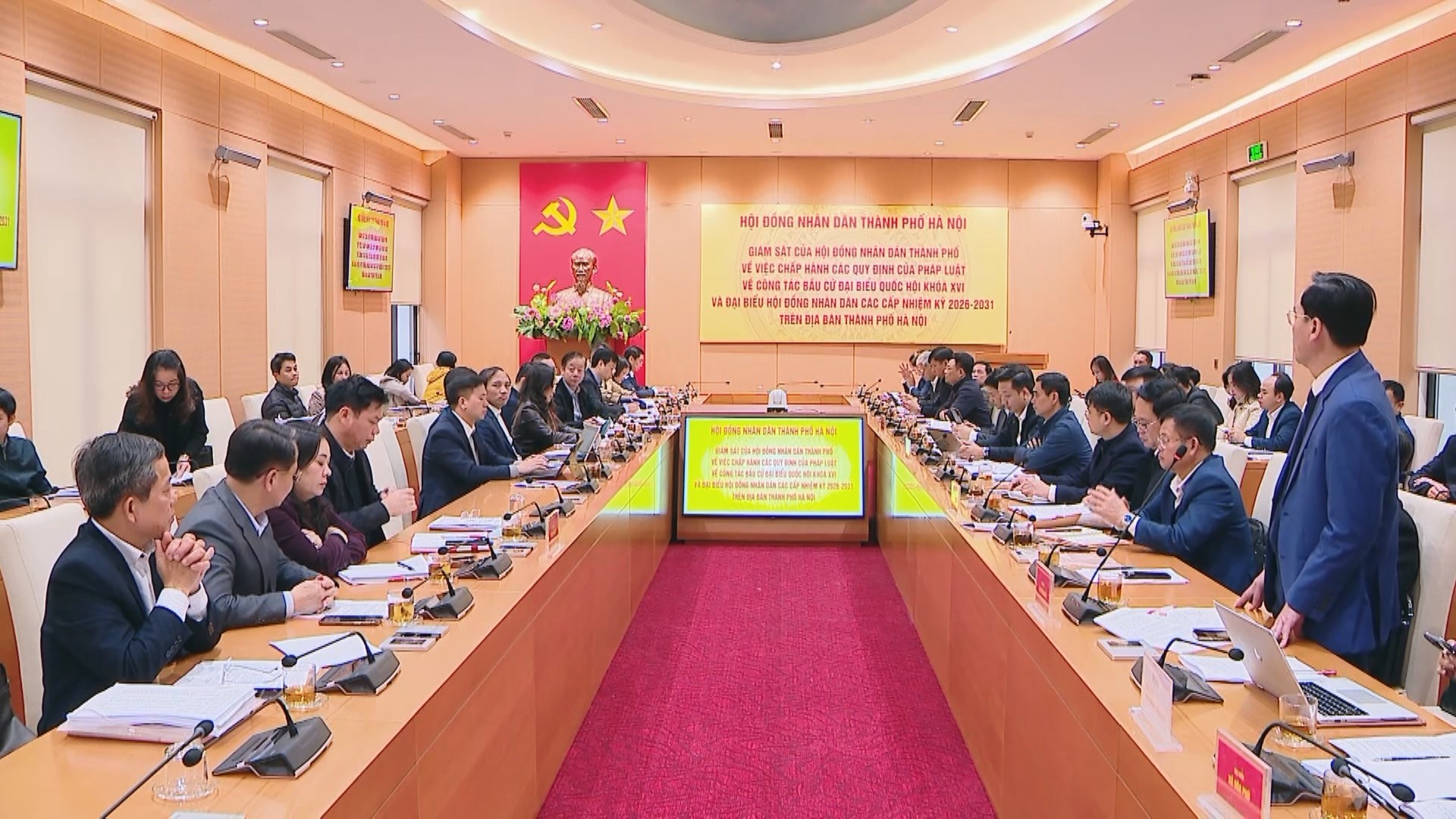 Giám sát công tác chuẩn bị bầu cử tại 10 xã, phường