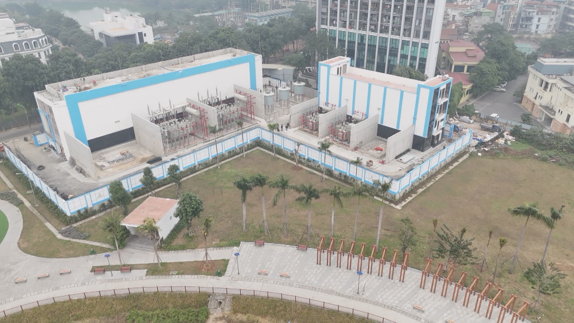 Trạm biến áp 220/110kV Thanh Xuân sắp vận hành