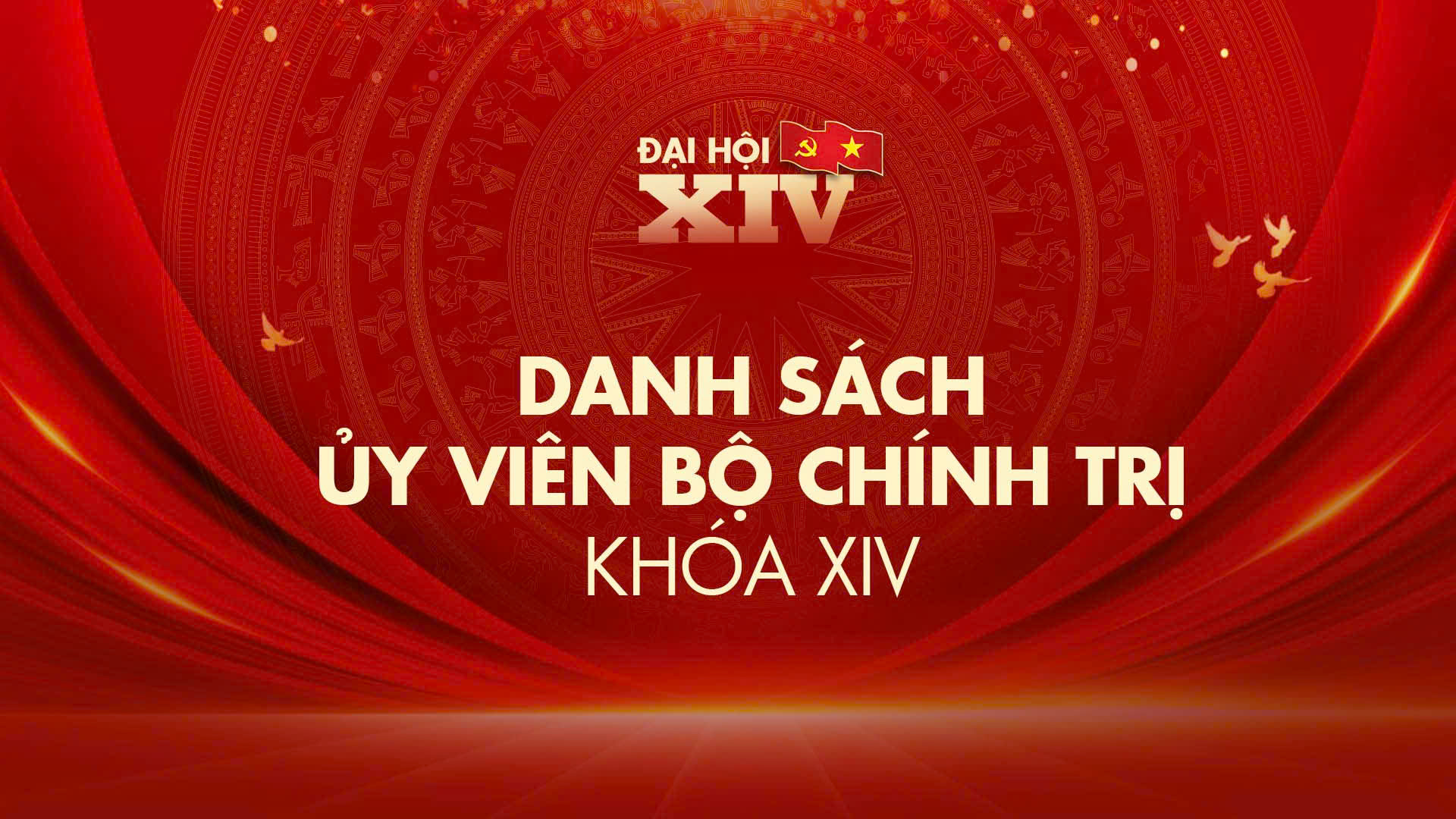 Danh sách Ủy viên Bộ Chính trị khóa XIV