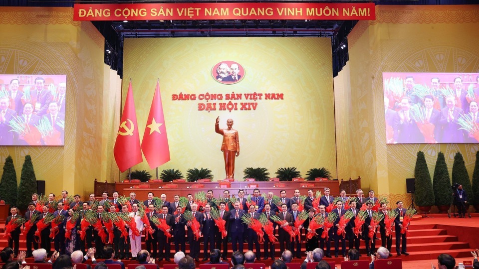 Toàn cảnh lễ bế mạc Đại hội lần thứ XIV của Đảng Cộng sản Việt Nam