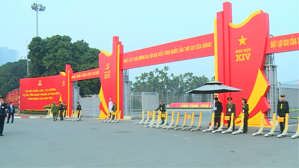 Công an nhân dân quyết tâm bảo vệ an toàn Đại hội