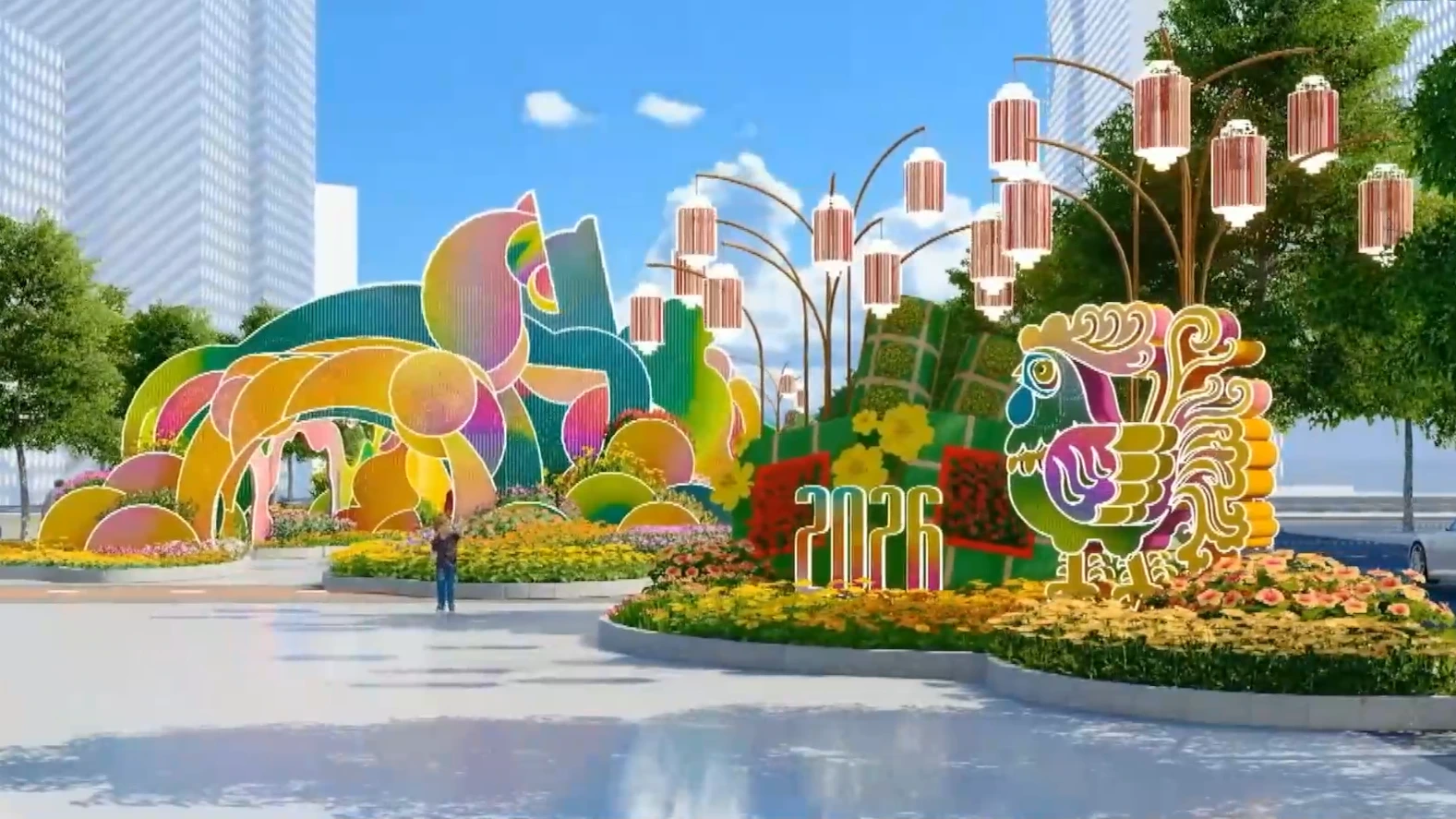 TP.HCM khởi động Đường hoa Tết Nguyễn Huệ