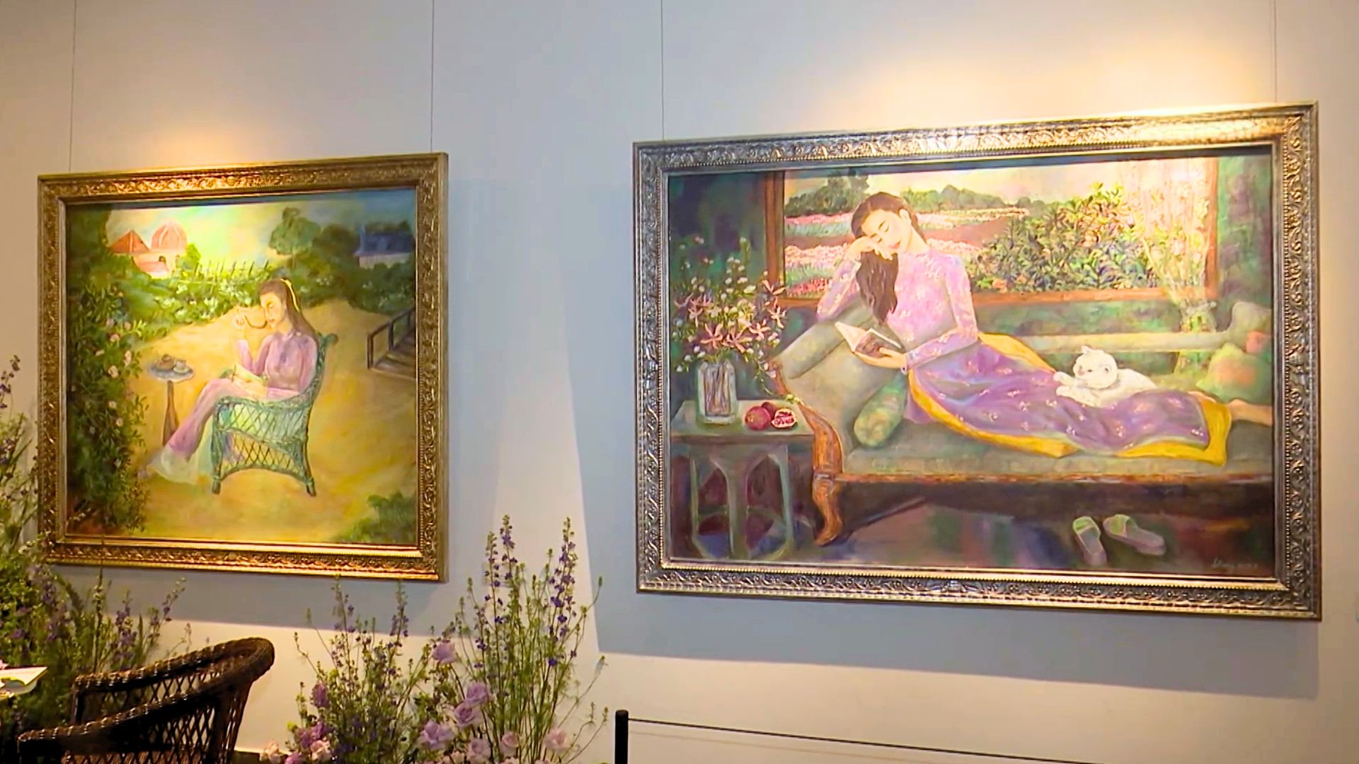 Lan tỏa Di sản Áo dài Việt qua lăng kính hội họa